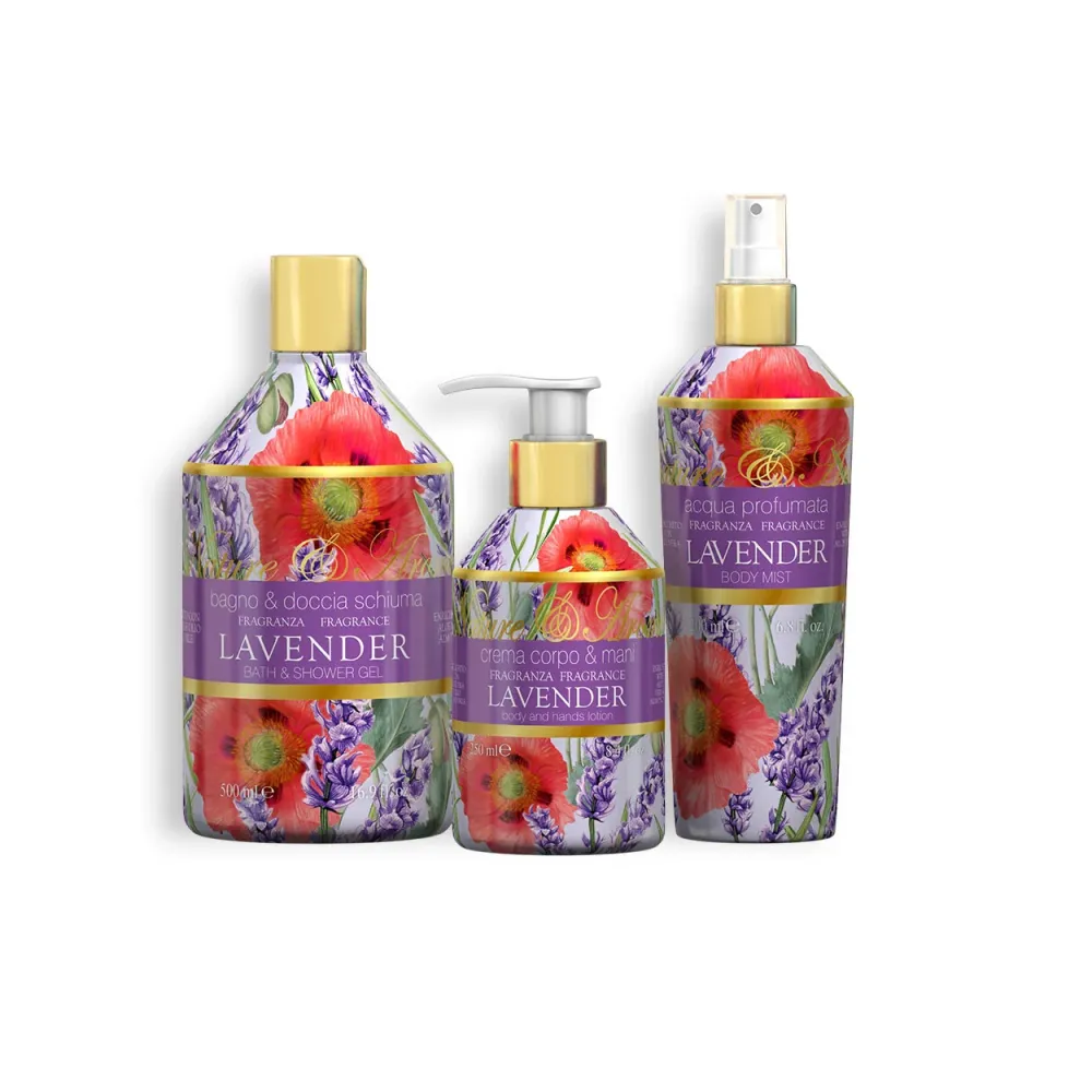 Pacote Bem-estar com LavandaNature & AromeLinha Lavanda
