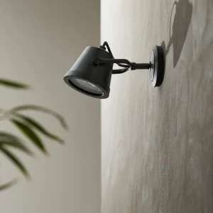 Lámpara LED de Espectro Completo Cambridge, reflector de pared - Bronce