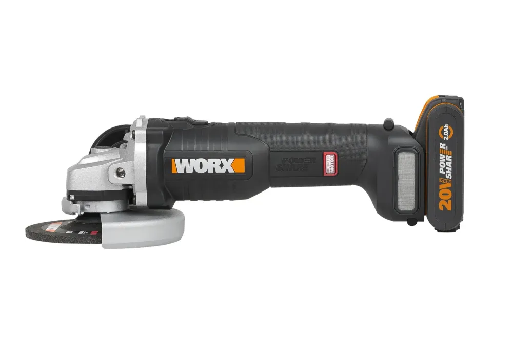 Reemplazo OEM Certificado Worx WX812 - 125mm Brushless Grinder 20V 4.0Ah (1 battery)