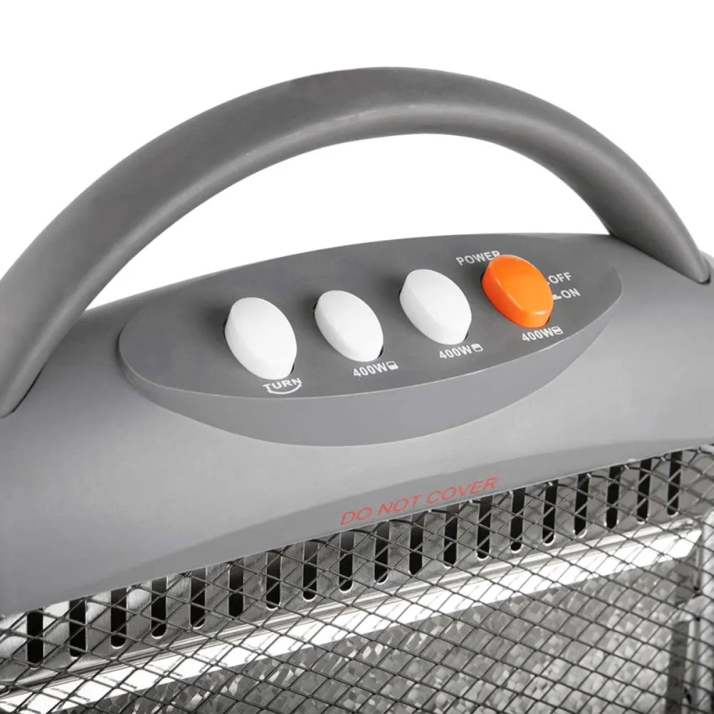 Radiador halógeno Orbegozo BP5008 800W 3 niveles gris Kit de 10 Boquillas