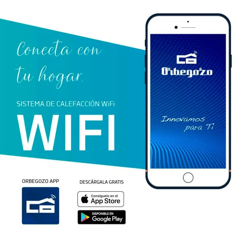 Tuberí para Nebulización Emisor térmico orbegozo rrw1505 Wi-Fi negro
