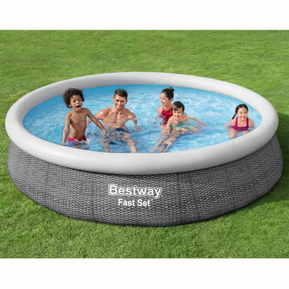 Piscina hinchable Bestway 5377L bomba de filtrado + paredes DuraPlus azul Ø366 cm | Resistente UV