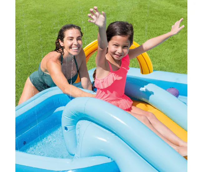 Centro de juegos acuático INTEX aventuras en la jungla con 1 ño de Garantí