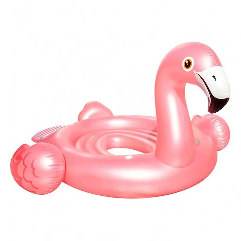 Flamenco isla hinchable Intex 4 personas +14A rosa 163x315x358 cm con Cubierta de Invierno