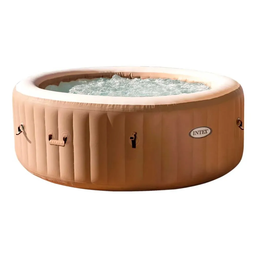 Jacuzzi hinchable Intex 1098L 6 personas con accesorios arena Ø216x71 cm