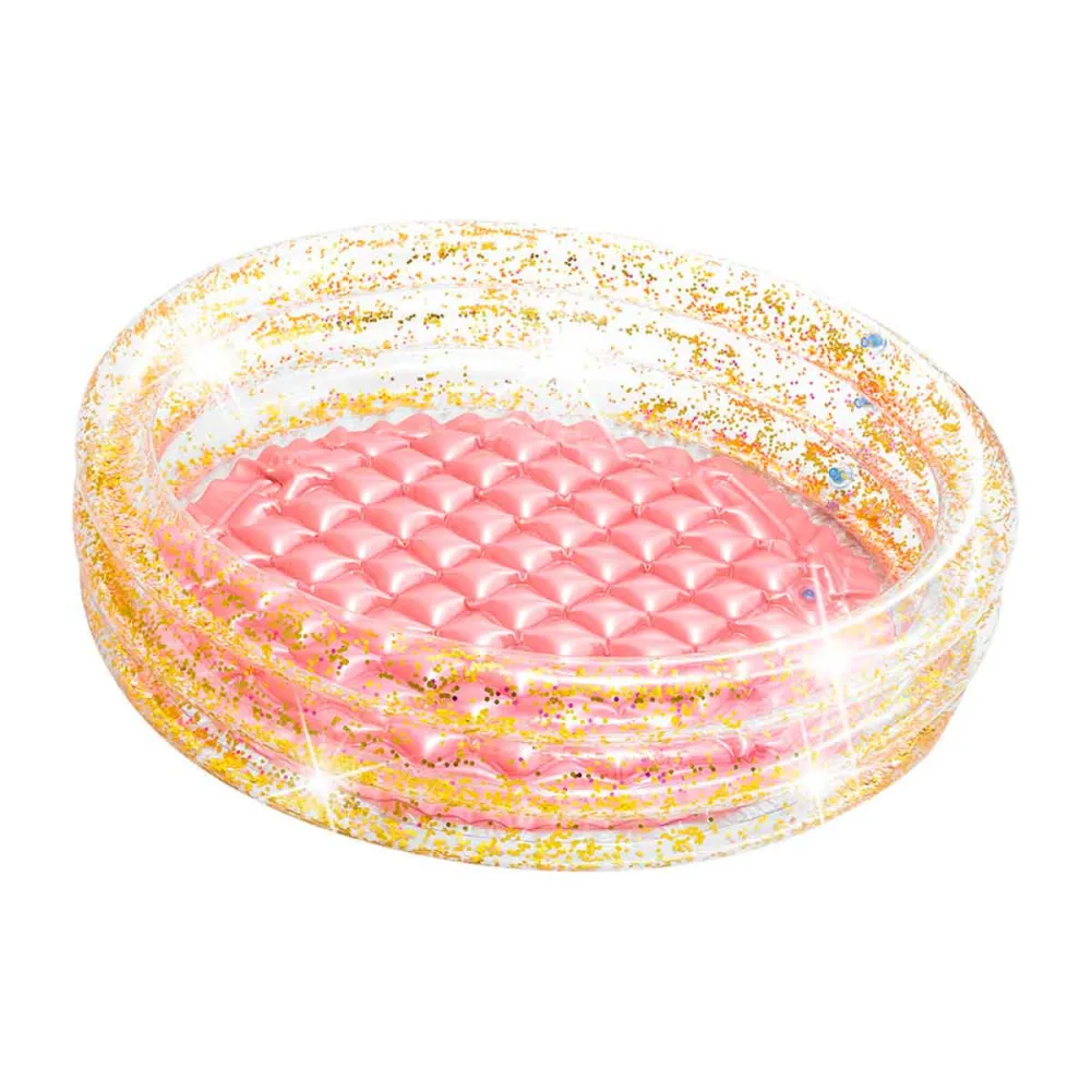 Mini piscina con purpurina Intex rosa 25x86x86 cm