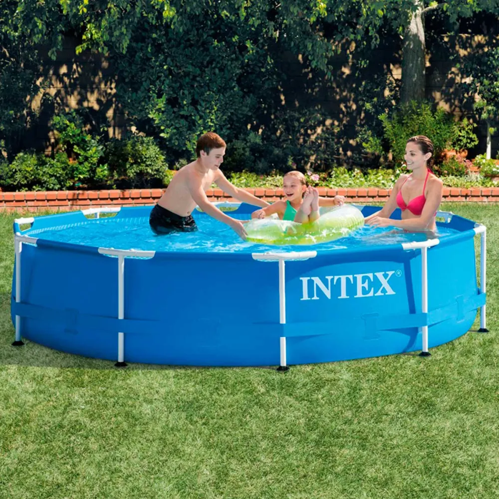Piscina desmontable Acero Frame Intex 4.485L 4 personas azul Ø305x76 cm