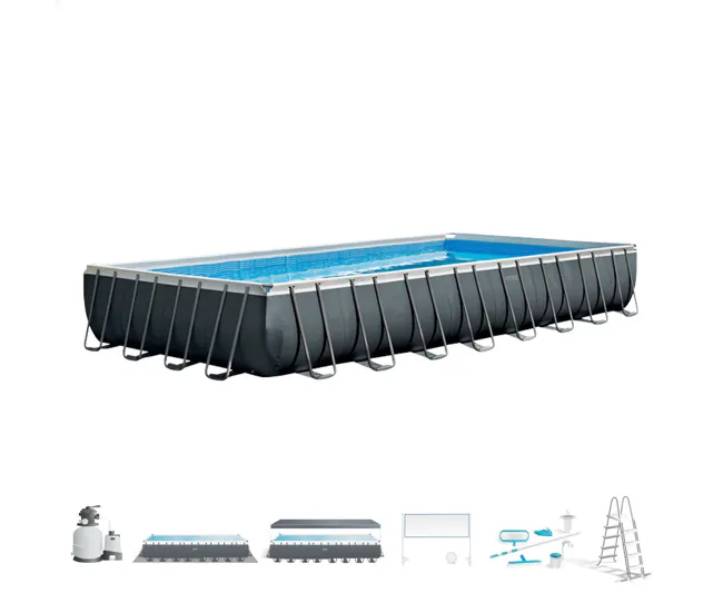 Piscina desmontable INTEX Pack de lujo + depuradora y clorador con 1 ño de Garantí