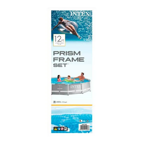 Piscina Desmontable Piscina redonda Prism Frame Intex 26710NP +6A D366x76 cm