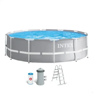 Piscina Enterrada Piscina redonda desmontable intex prisma frame 366x99 cm con depuradora