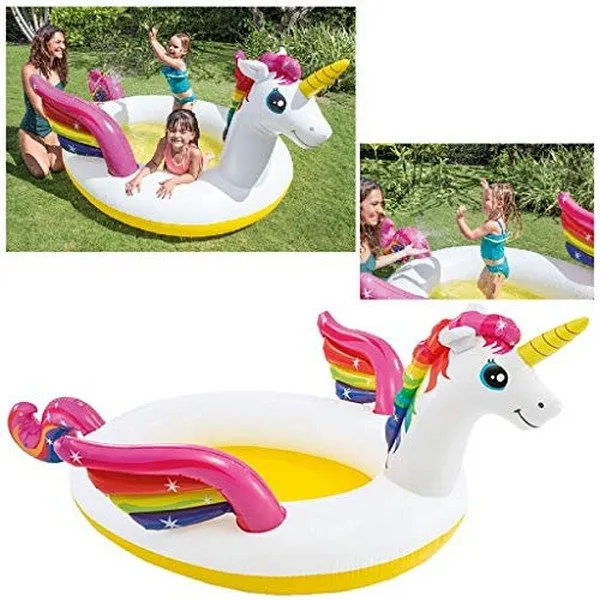 PISCINA HINCHABLE INTEX 151 L (272 X 193 X 104 CM) para Familias Grandes