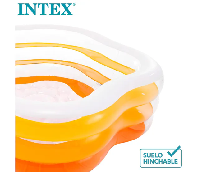 Piscina hinchable INTEX forma estrella 185x180x53 cm - 460 l con Kit de Mantenimiento