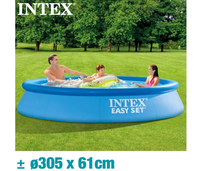 Piscina hinchable Sencillo Set INTEX con Escalera de Acceso