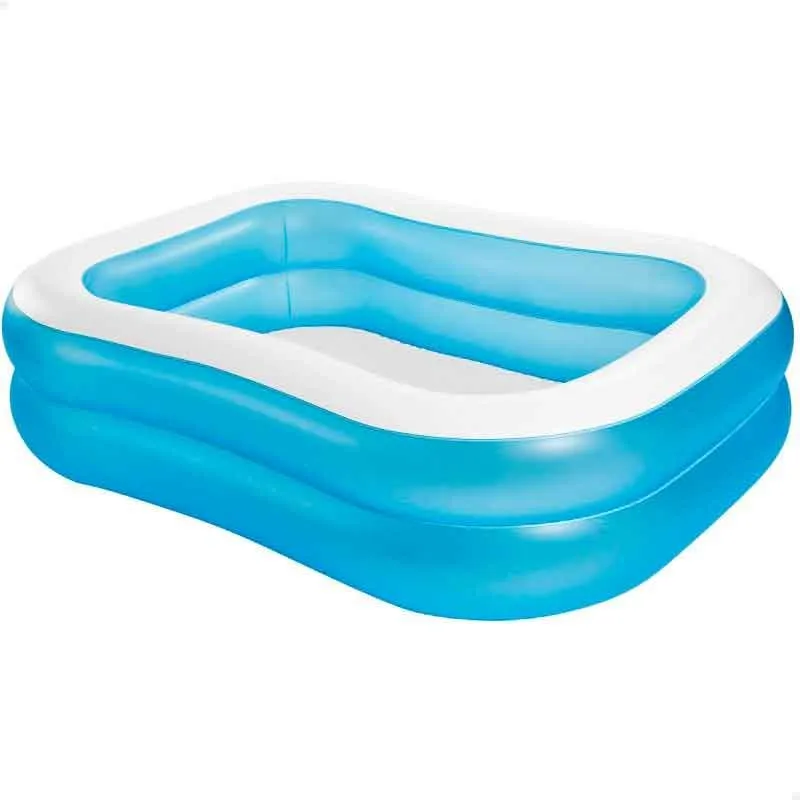 Piscina hinchable Wet Set Intex 540L +3A azul/blanco 203x152 cm