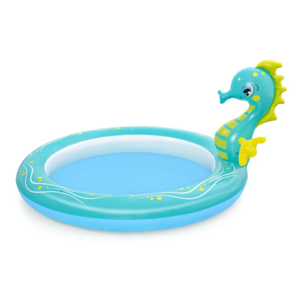 Piscina Inflable Caballito de Mar 1.88m x 1.60m x 86cm para Familias Grandes