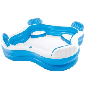 Piscina Inflable Piscina hinchable INTEX con asientos 229x229x66 cm - 990 l
