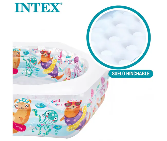 Piscina Inflable Piscina hinchable INTEX hexagonal 191x178x61 cm - 510 l