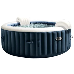 Piscina de Lona Spa jacuzzi hinchable INTEX 4 personas Bubble Massage Navy