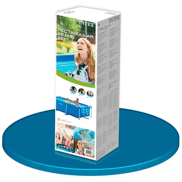 Piscina rectangular Diminuto Frame Intex familiar 28271 2282L 65x260x160 cm