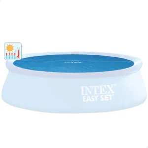 Resistente los Rayos UV Cobertor solar INTEX piscinas Práctico Set/Metal Frame Ø488 cm