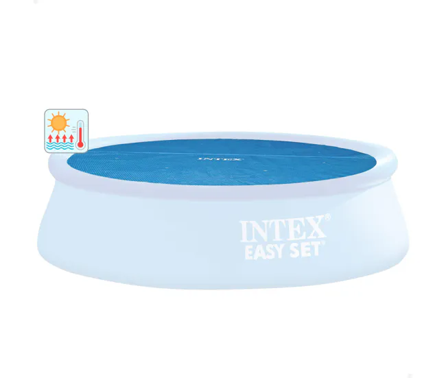 Resistente los Rayos UV Cobertor solar INTEX piscinas Práctico Set/Metal Frame Ø488 cm