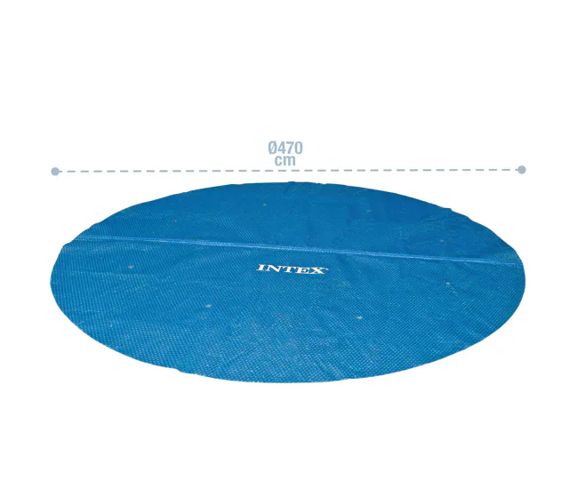 Resistente los Rayos UV Cobertor solar INTEX piscinas Práctico Set/Metal Frame Ø488 cm