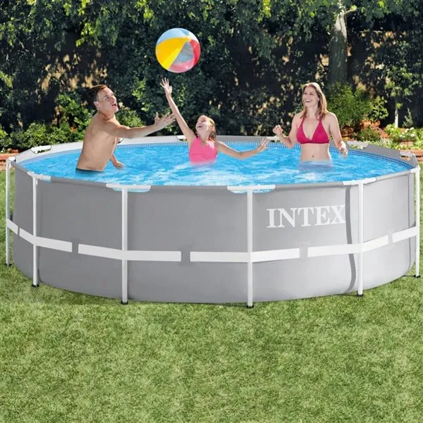Resistente los Rayos UV Piscina redonda Prism Frame Intex 26700NP +6A 4485L Ø305x76 cm