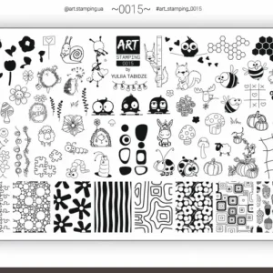 Arte de Jardín Placa Art Stamping Vakula 0015