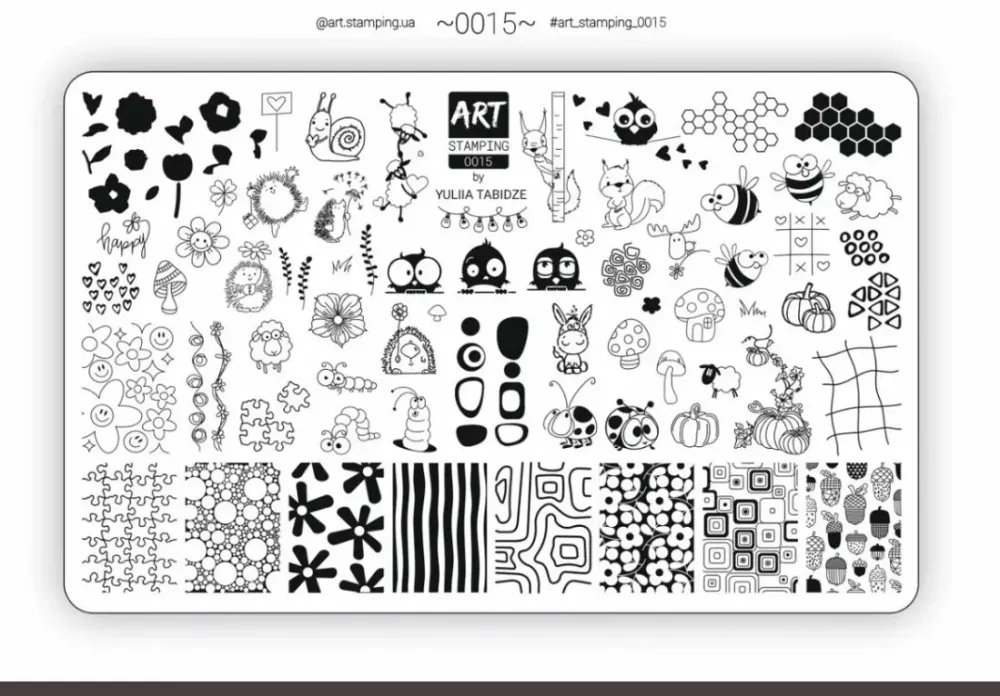 Arte de Jardín Placa Art Stamping Vakula 0015