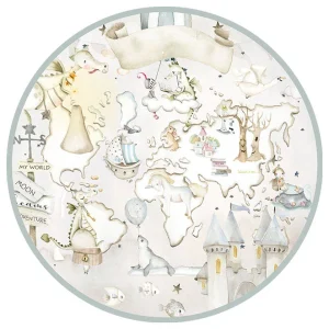 FANTASY WORLD Placa para puerta de vinilo | Prueba de Agua |