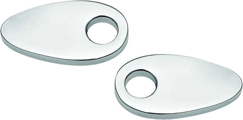 Kuryakyn Fender Strut Plates Cromo para Patio o Entrada