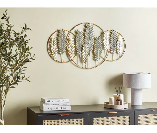 Letrero Decorativo Decoración de pared dorado y verde COPERNICIUM