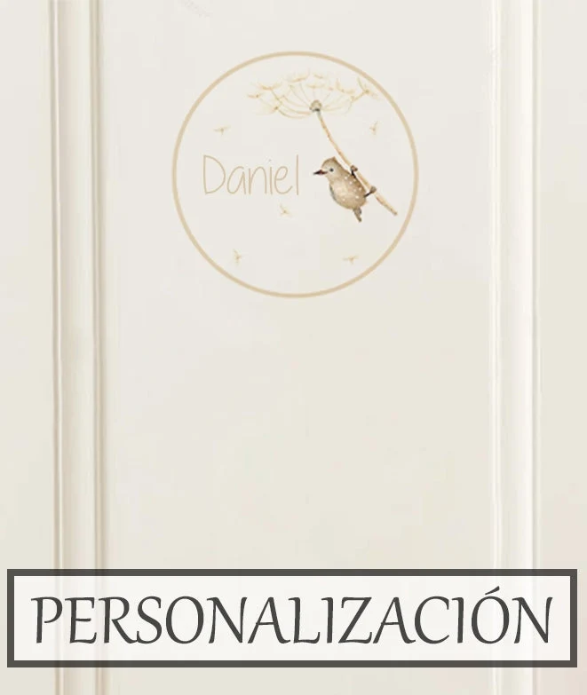Letrero Decorativo PAJARITO Placa para puerta de vinilo