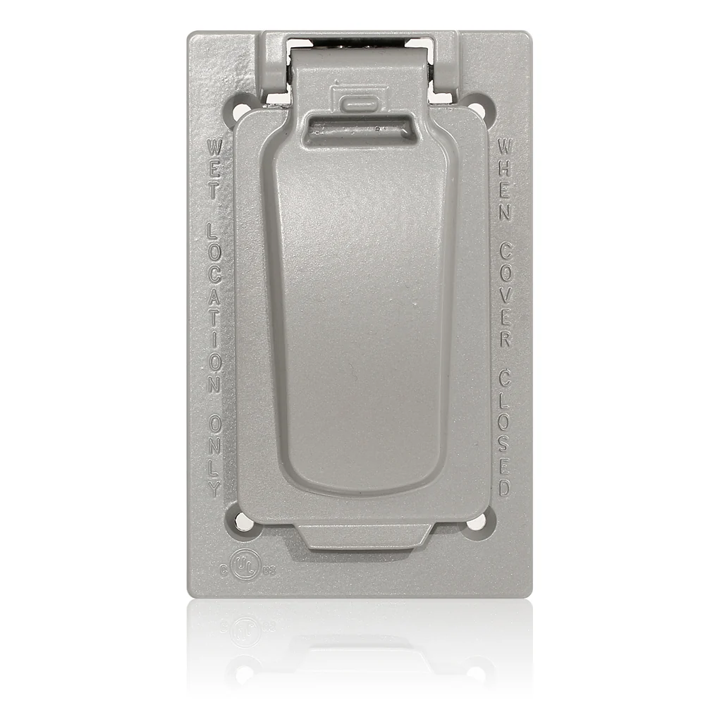 Letrero Decorativo Placa para exterior color gris - Leviton