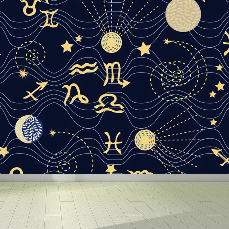 Lichte kleur buitenruimte muurschildering sticker vlekbestendig eigentijds interieur kamer muur decor | Resistente al Agua...
