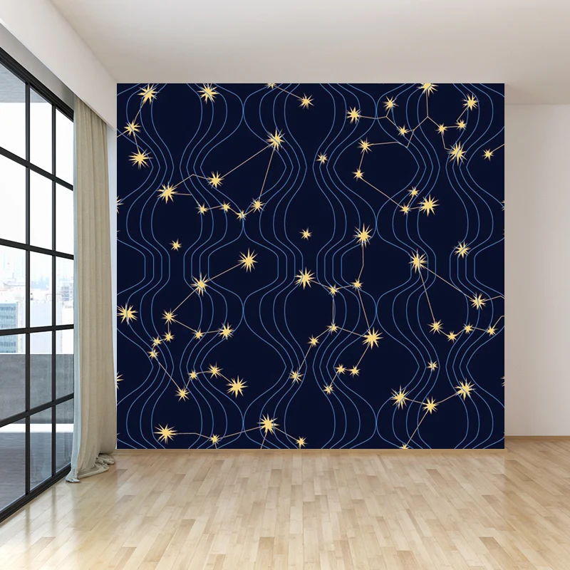 Lichte kleur buitenruimte muurschildering sticker vlekbestendig eigentijds interieur kamer muur decor | Resistente al Agua...