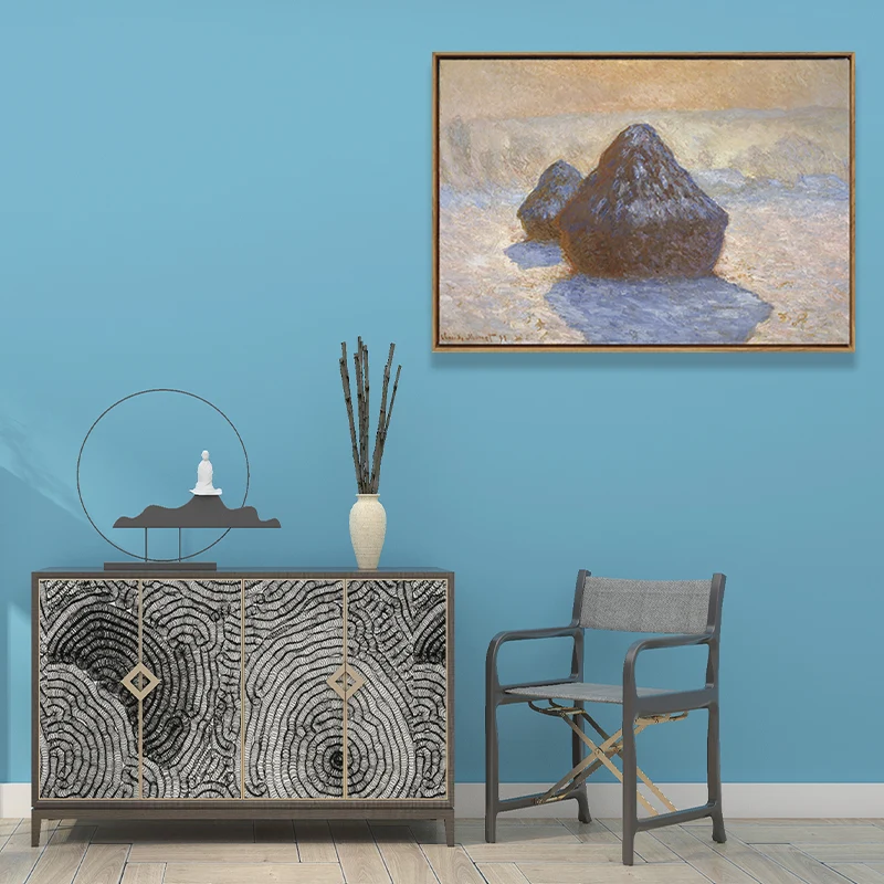 Lienzo con textura para decoración de pared, pintura de paisaje puro de estilo contemporáneo, varios tamaños Rojo