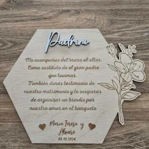 Mural de Exterior Placa padrino