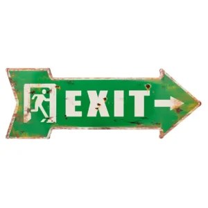 Panel Decorativo Placa de pared de acero verde 70x25x1
