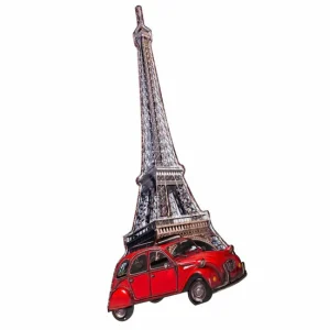 Panel Decorativo Placa de Pared Alexandra House Living Hierro Torre Eiffel 80 x 1 x 43 cm