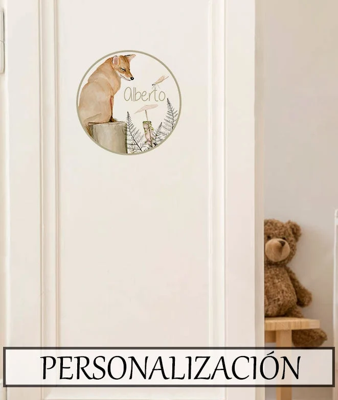 Panel Decorativo ZORRO Placa para puerta de vinilo