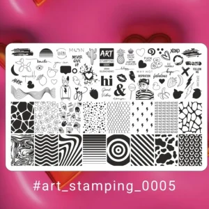 Placa Art Stamping Vakula 0005 con Mensaje de Bienvenida