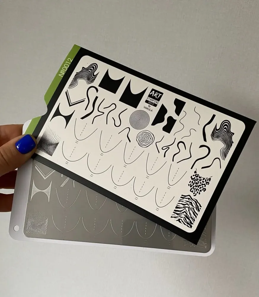 Placa Art Stamping Vakula 0012 Fácil Colgar