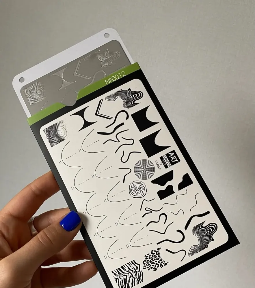 Placa Art Stamping Vakula 0012 Fácil Colgar