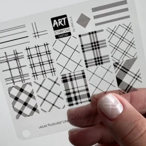 Placa Art Stamping Vakula TARTAN para Pared Exterior