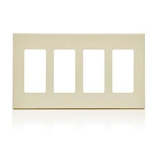 Placa decora 4 unidades almendra con Acabado Envejecido