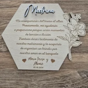 Placa madrina de 40x60 cm