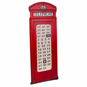 Placa de Pared Alexandra House Living Telephone Hierro | Prueba de Agua |