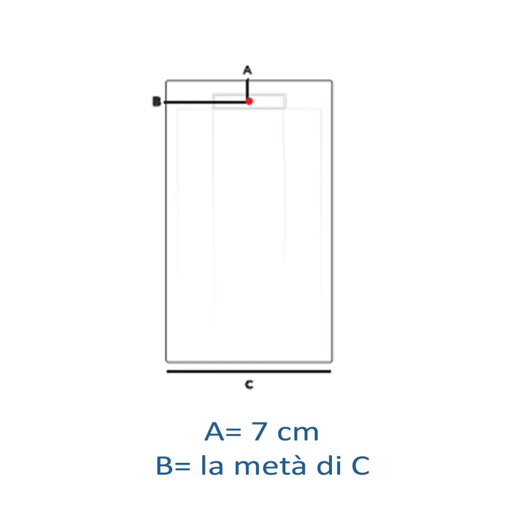 Plato de ducha de resina modelo Titano 70x140 cm antracita efecto piedra para Patio o Entrada
