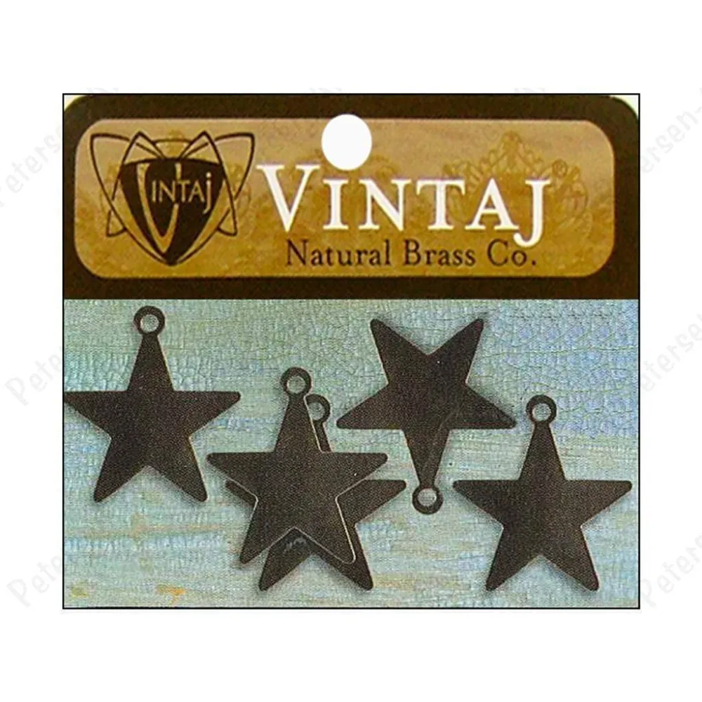 Vintaj Placas Reducido arts star nat brass